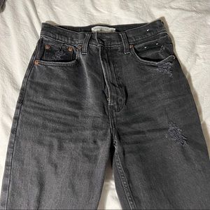 90s ultra high rise straight jean